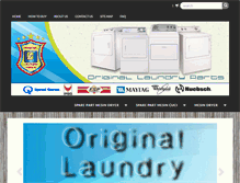 Tablet Screenshot of originallaundryparts.com